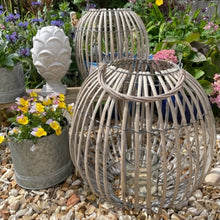 Load image into Gallery viewer, ROUND WILLOW LANTERN - 2 SIZES
