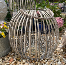 Load image into Gallery viewer, ROUND WILLOW LANTERN - 2 SIZES
