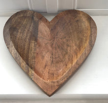 Load image into Gallery viewer, WOODEN HEART PLATE
