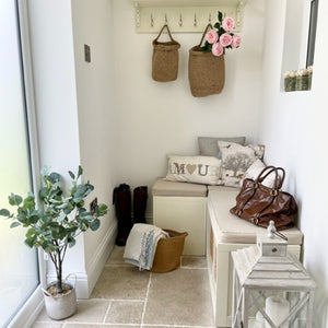 HANGING JUTE UTILITY BAG - TWO SIZES AVAILABLE
