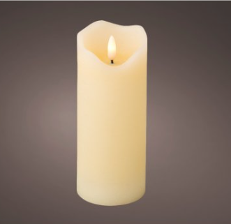 LED Tall Pillar Candle | Single Wick